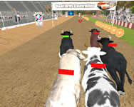 Angry bull racing szimulator HTML5 jtk
