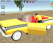 Crazy taxi simulator szimulator HTML5 jtk