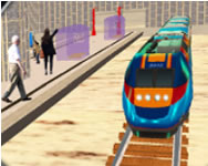Modern train driving simulator city train online