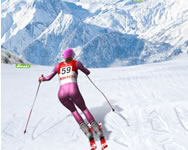 szimulator - Slalom ski sport jtk
