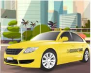 Taxi driver szimulator HTML5 játék