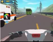 Traffic rider legend szimulator HTML5 jtk